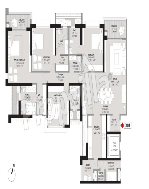 2BHK Plan