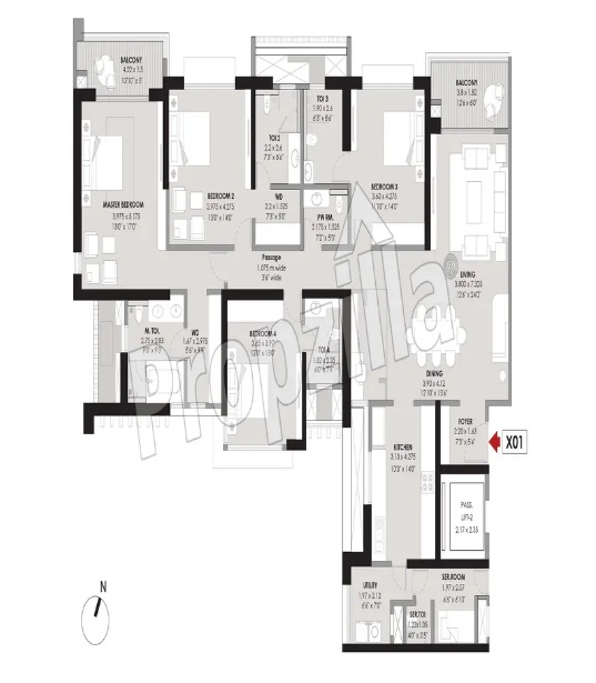 3BHK Plan